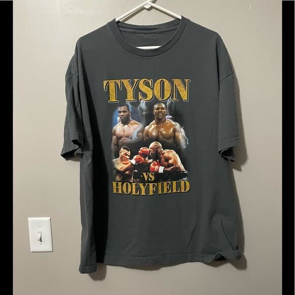 Tyson Vs Holyfield short sleeve t shirt - Picture 1 of 5